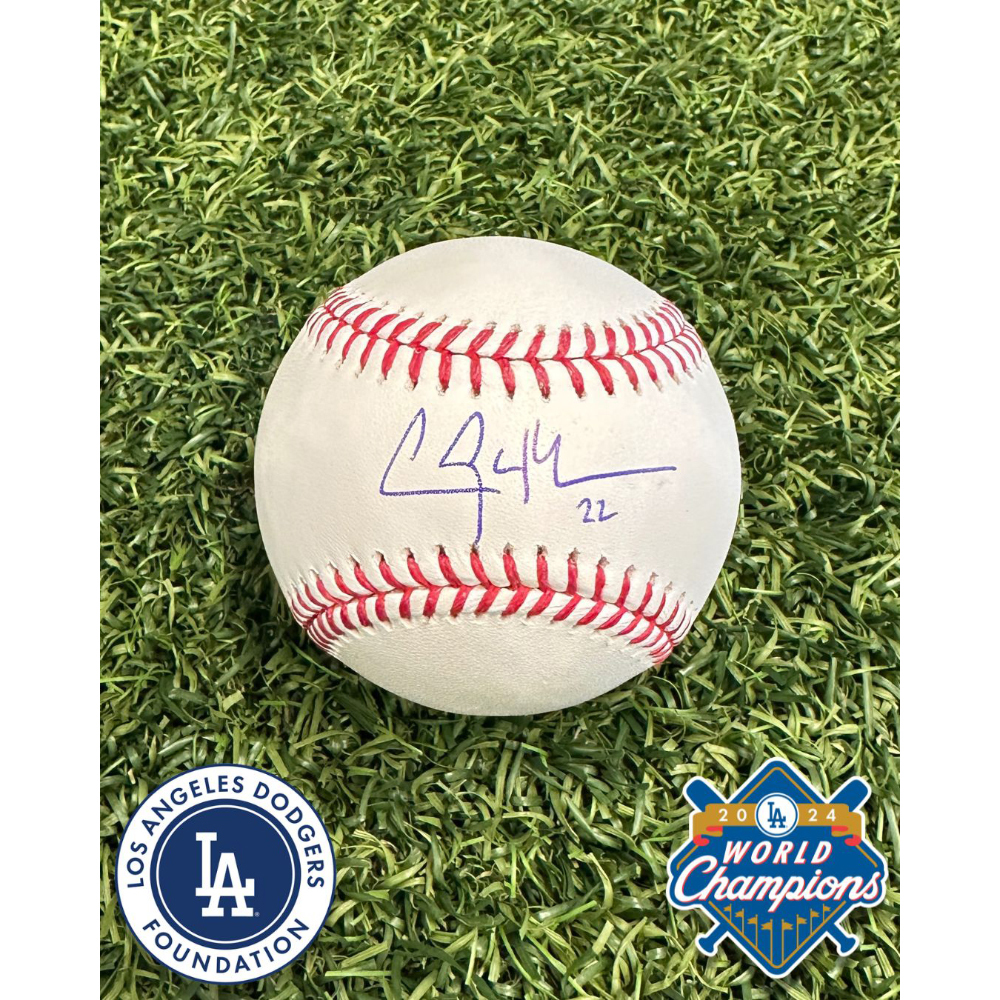 Clayton Kershaw サインボール（ホログラム有）、ボール用ケース