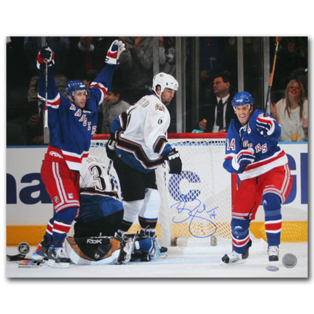 Brendan Shanahan Autographed 600th Goal 16X20 Photo (New York Rangers)