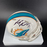 Dolphins - Mike Wallace Signed Mini Helmet