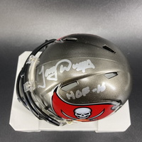 HOF - Buccaneers Tony Dungy Signed Mini Helmet with HOF 16 Inscription