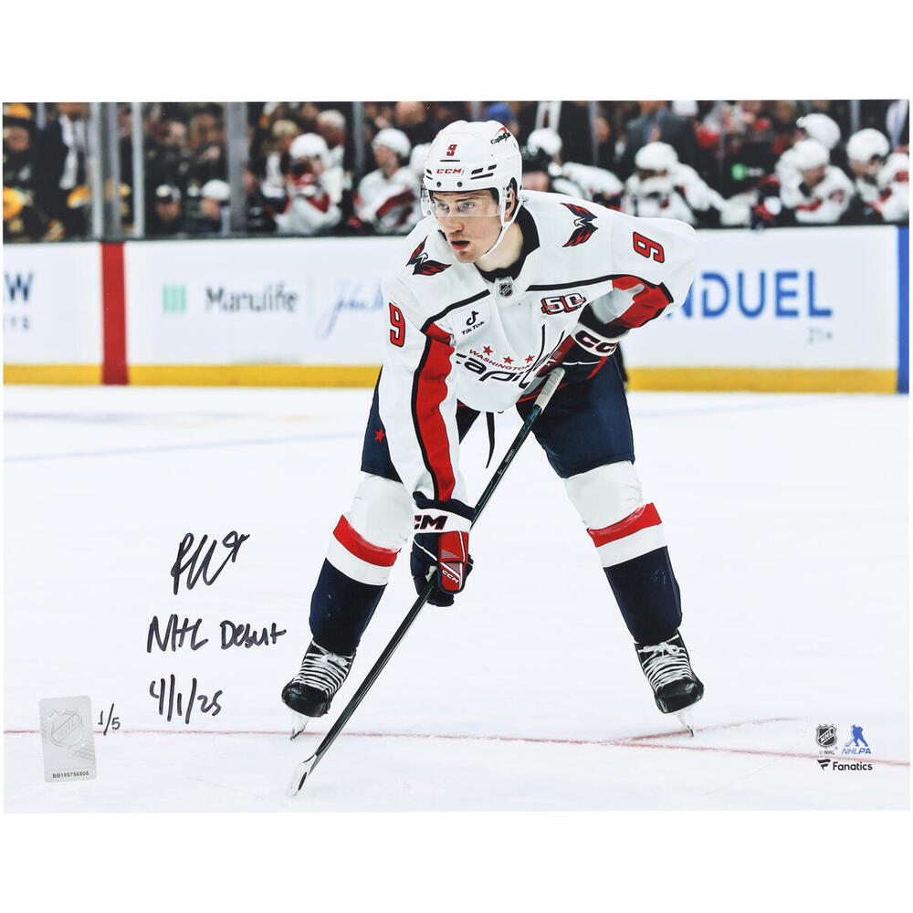 Ryan Leonard Washington Capitals Autographed 11
