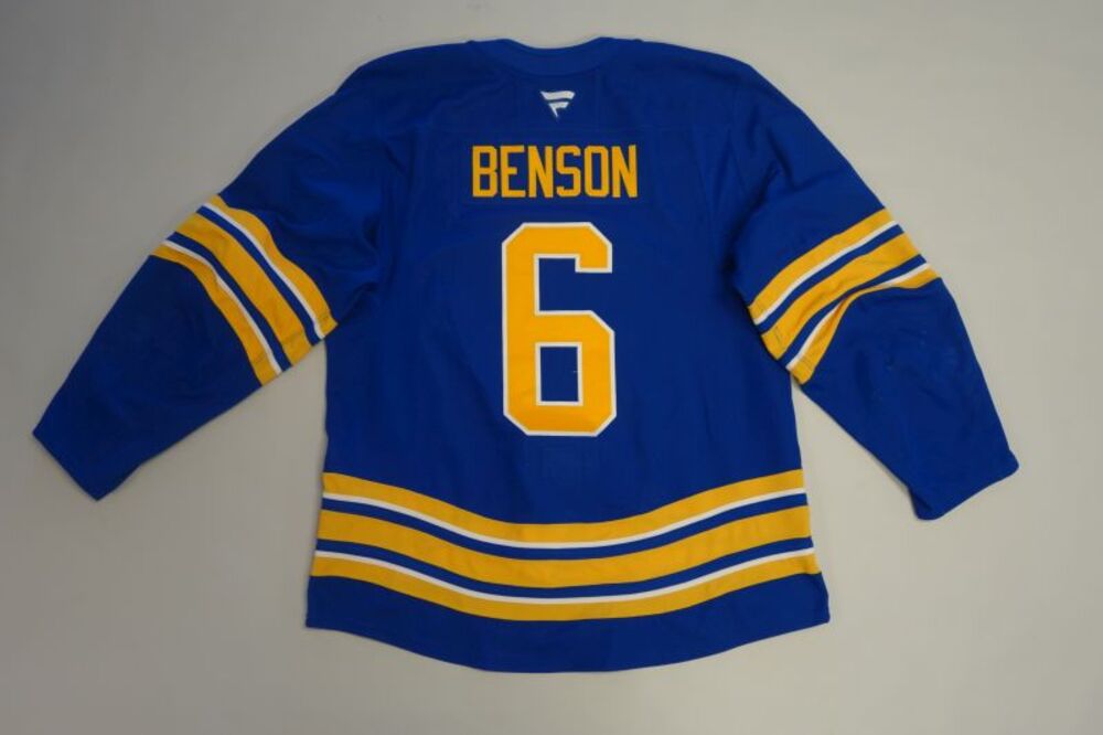 Zach Benson 2025-26 Buffalo Sabres Set 1 Home Jersey