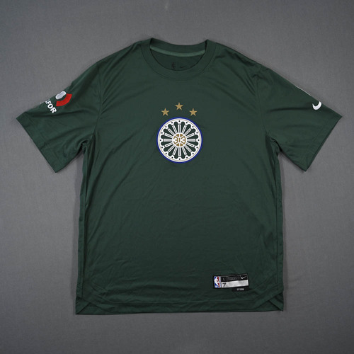Image of Hayes, Killian - Detroit Pistons - Game-Issued City Edition Short-Sleeved Shooting Shirt - 2022-23 NBA Season