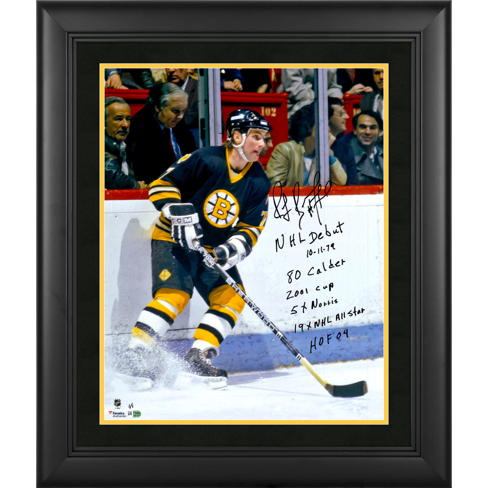 Ray Bourque Boston Bruins Framed Autographed 16