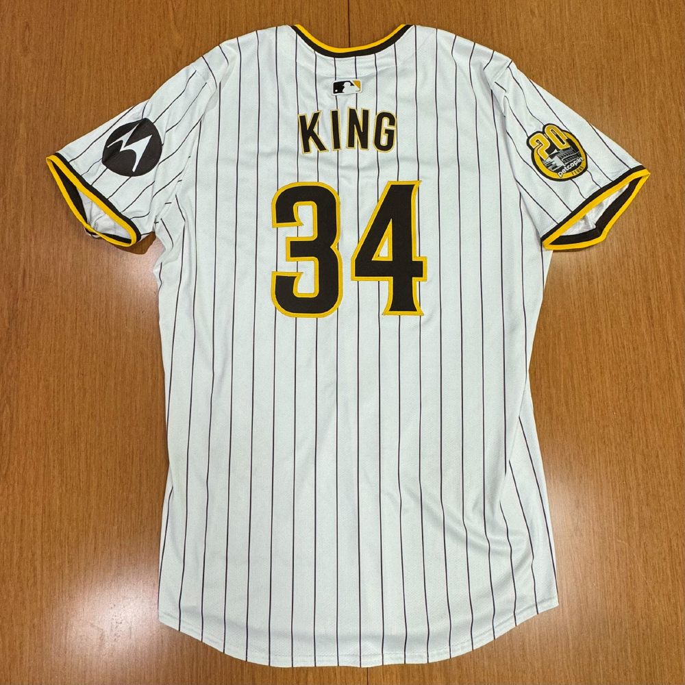 Michael King 10/1/2024 Postseason Wild Card Game 1 Home White Game