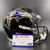 NFL - Ravens Kyle Hamilton signed speed helmet
