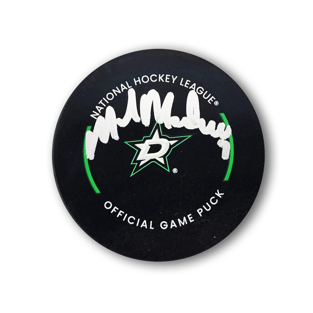 Mike Modano Autographed Dallas Stars Official Hockey Puck