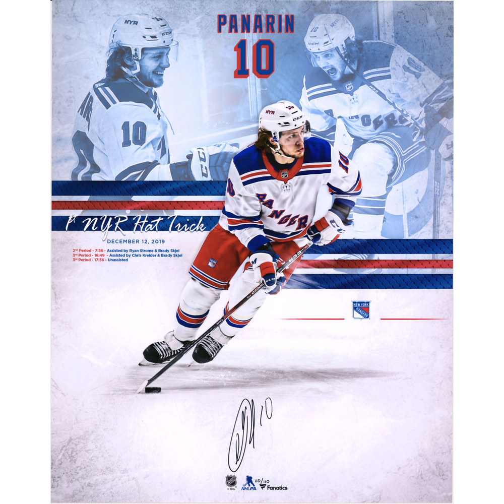 Artemi Panarin New York Rangers Autographed 16