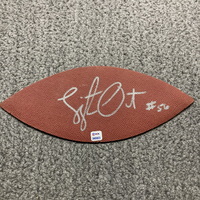 NFL - Chargers Shawne Merriman Signed Authentic Panel (Signed "Ligh...