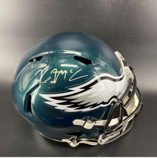 NFL - Eagles Kyle McCord Signed Replica Speed Helmet