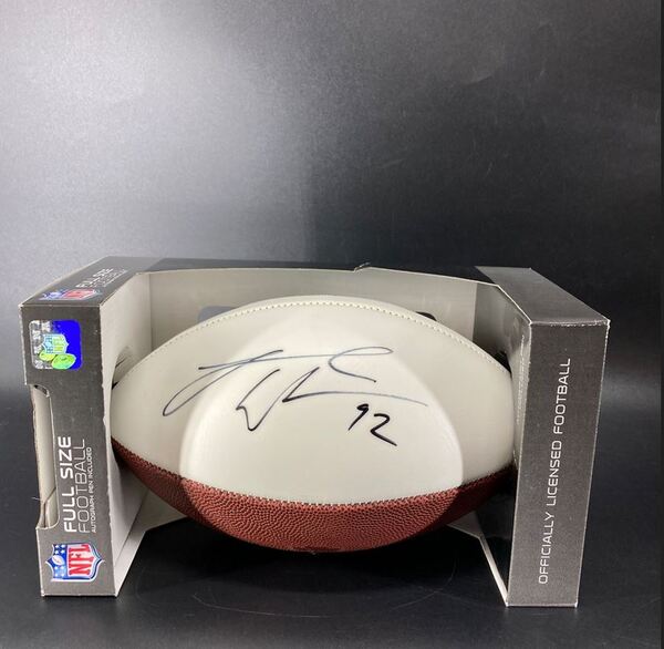 Jets - Leonard Williams Signed Panel Ball - Not Authenticated
