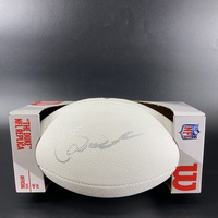 Red Cross - Panthers Chandler Zavala Signed Composite Football