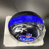NFL - Broncos Troy Franklin Signed NFL Draft Mini Helmet