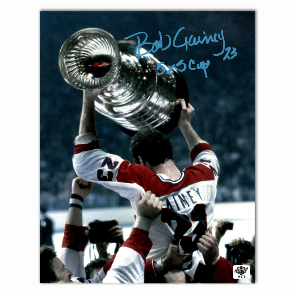 Bob Gainey Autographed Montreal Canadiens Stanley Cup 8x10 Photo