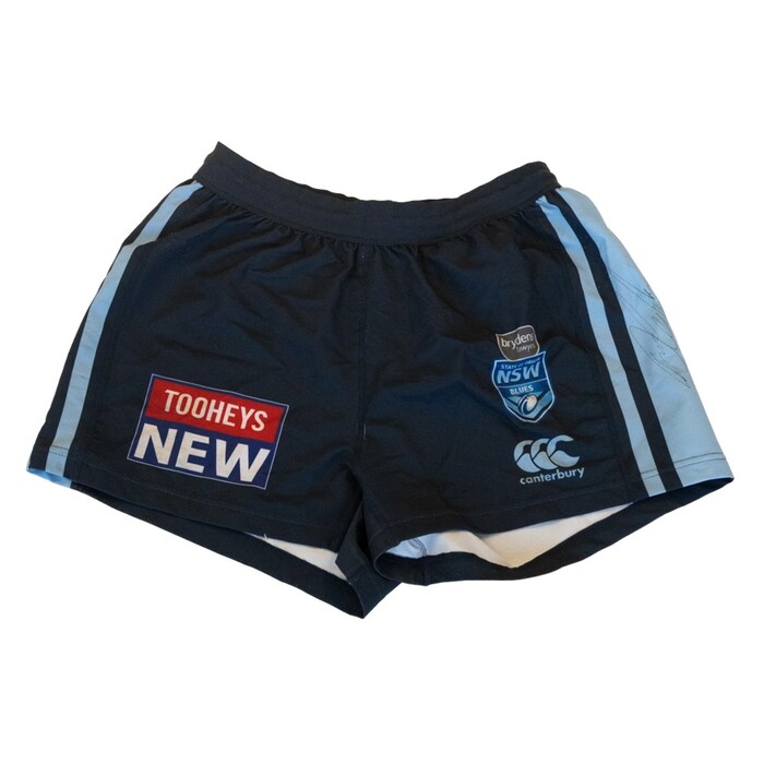 Photo of Damien Cook NSW Blues Player Worn Shorts