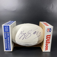 Panthers - Kelvin Benjamin Signed Panel Football With Panthers Logo