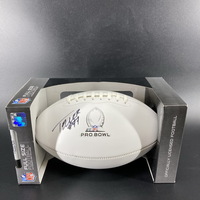 NFL - Browns Wyatt Teller Signed Panel Ball with Pro Bowl Logo