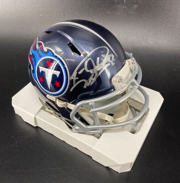 Titans - Ryan Tannehill Signed Mini Helmet - Unauthenticated