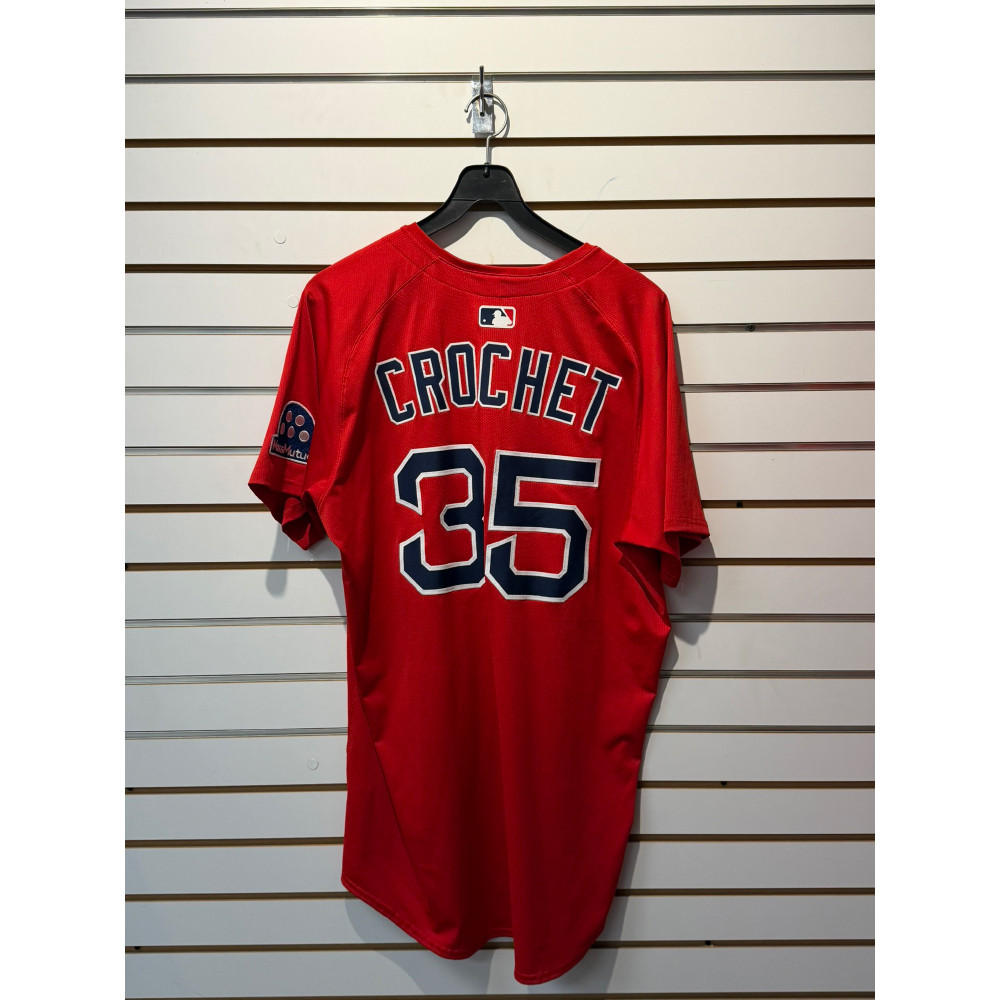 【SALE】MLB サンダー・ボガーツ　ユニフォーム　レッドソックス Garrett Crochet 2025 Team Issued Spring Training Jersey Size 48