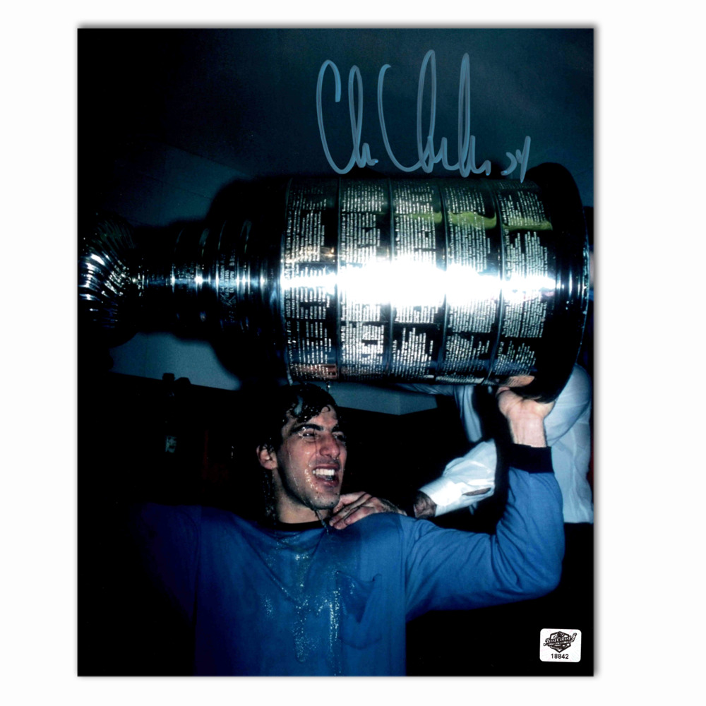 Chris Chelios Autographed Montreal Canadiens Home Stanley Cup 8x10 Photo