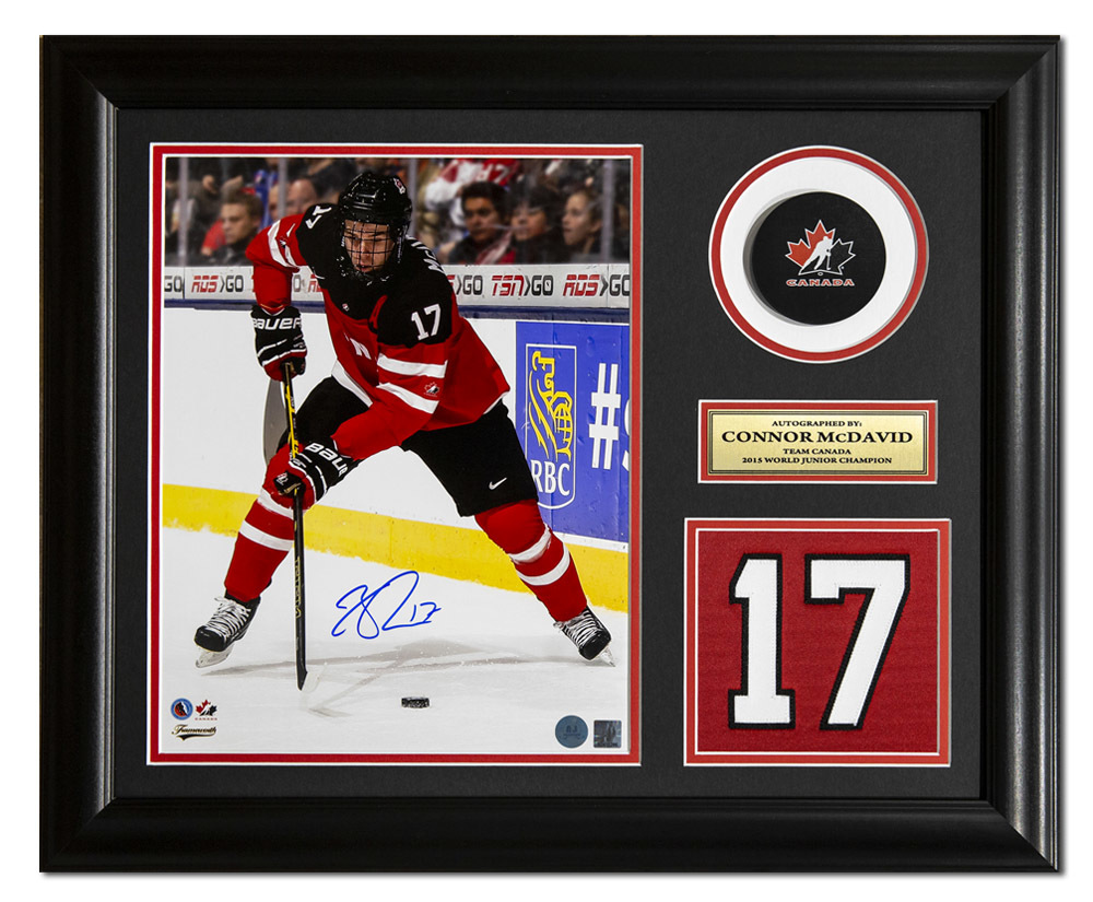 signed mcdavid jersey