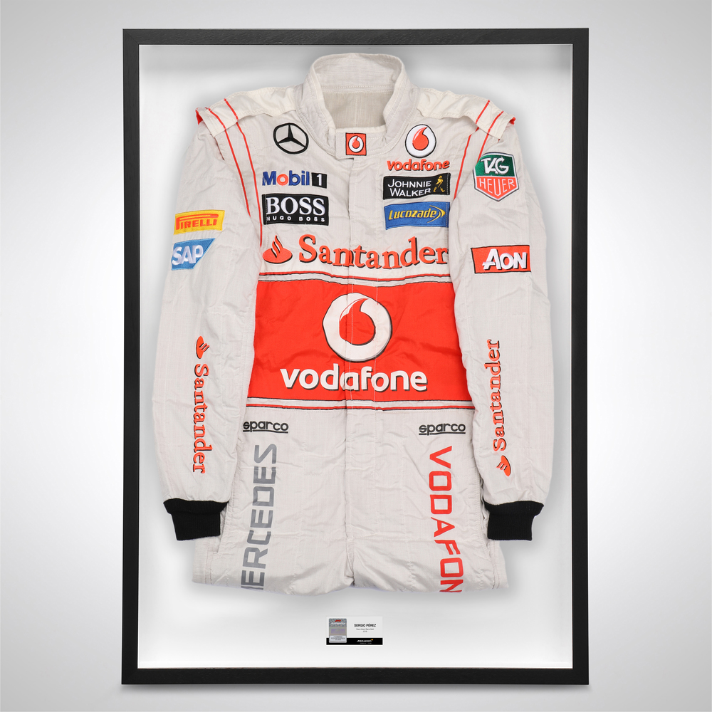 Sergio Perez 2013 Race Used Race Suit F1 Authentics