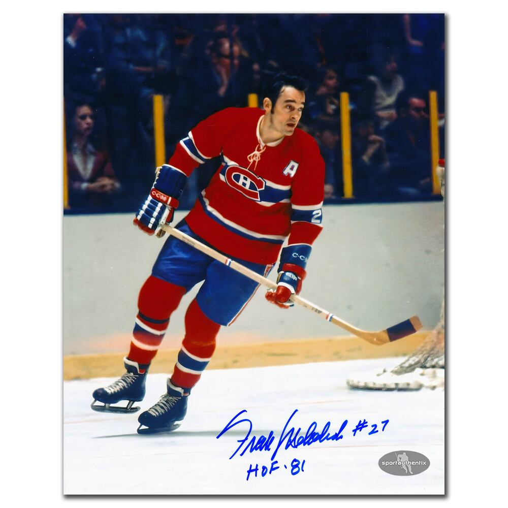Frank Mahovlich Montreal Canadiens HOF Autographed 8x10