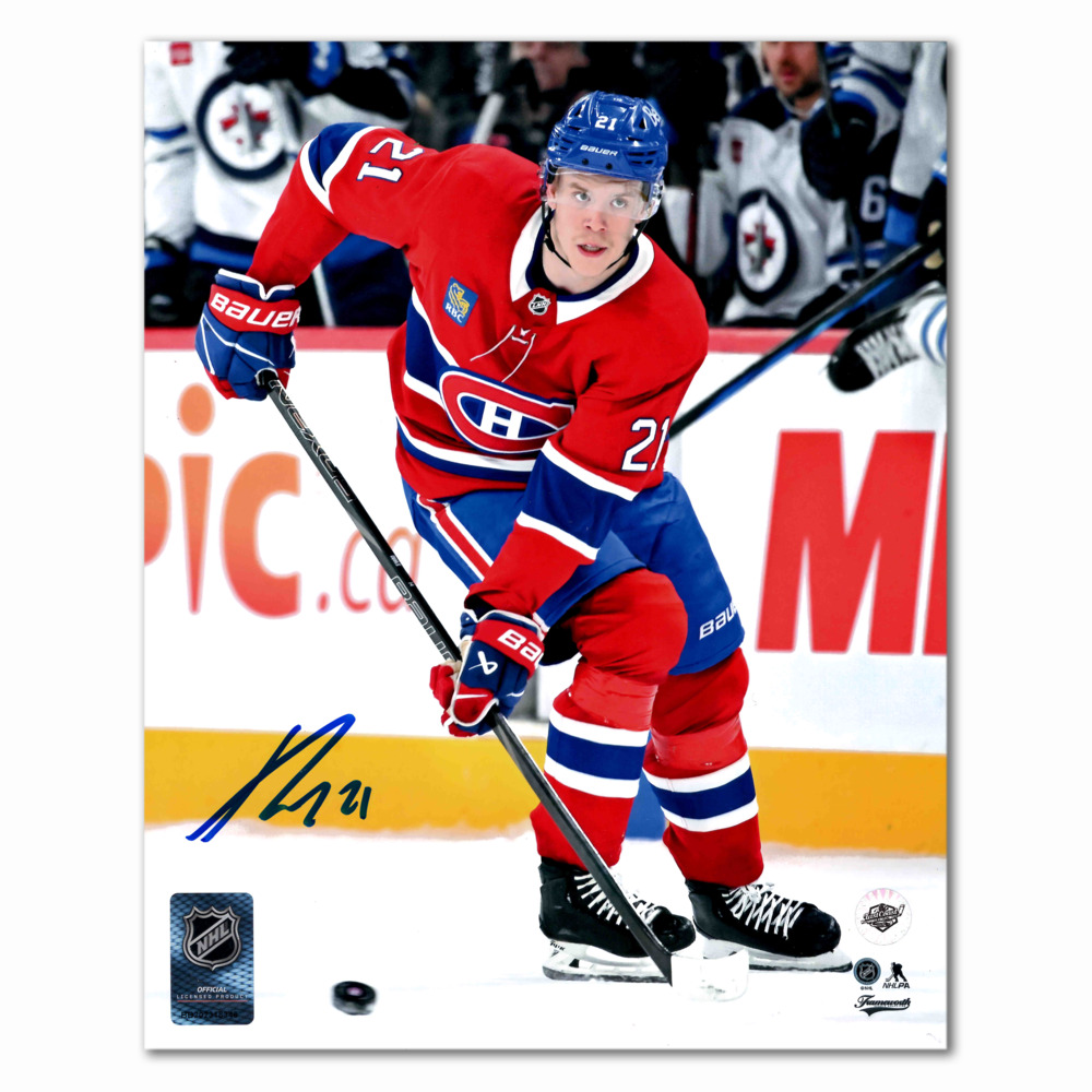 Kaiden Guhle Autographed Montreal Canadiens Home 8x10 Photo