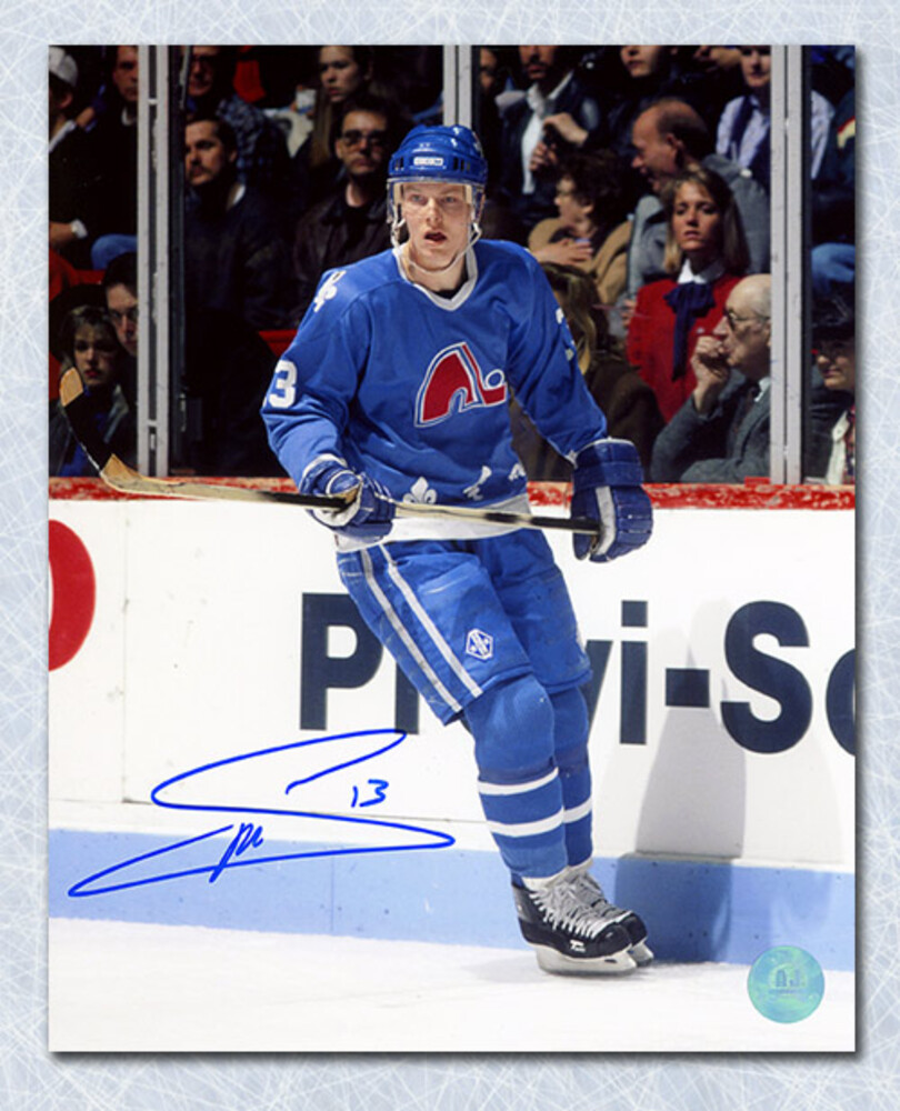 Photo Dédicacée Mats Sundin - 8x10 - Québec Nordiques - Original