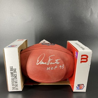 HOF - Chargers Dan Fouts Signed Authentic Football with HOF 93 Inscription