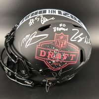 NFL - Multi Signed 2021 NFL Draft Helmet Signed by DeVonta Smith, Micah ...