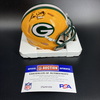 HOF - Packers Ron Wolf Signed Mini Helmet with HOF 79 Inscription