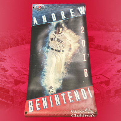 Andrew Benintendi - Salem Red Sox Player Banner - 4'x2'