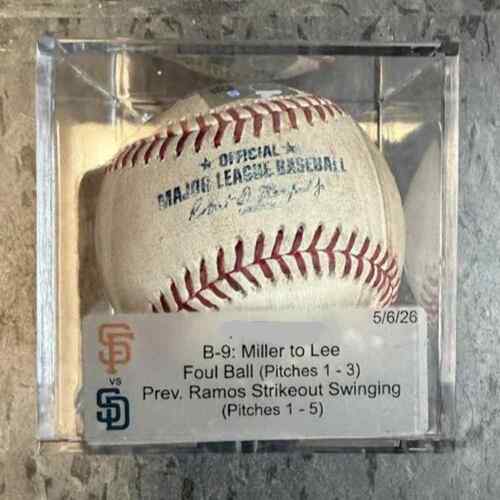 Game-Used or Autographed All auctions | San Diego Padres Auctions