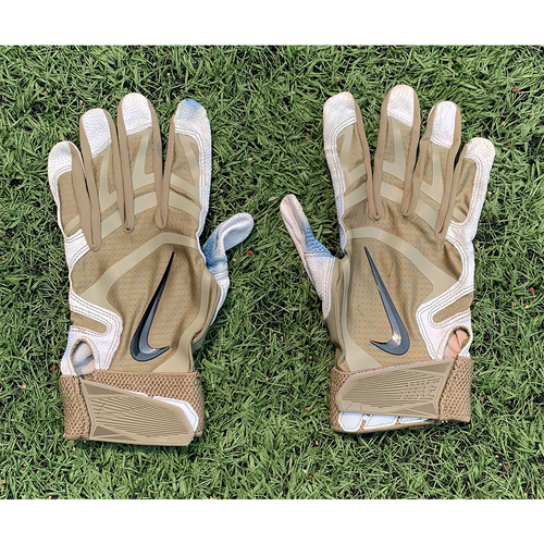 Team Issued Batting Gloves Green Nike Model 2021 Season New York