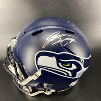NFL - Seahawks Geno Smith Signed Replica Speed Helmet