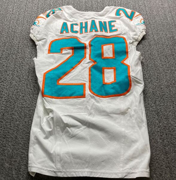 Crucial Catch - Dolphins Davin Achane Game Worn Jersey (10/08/23) Size 38