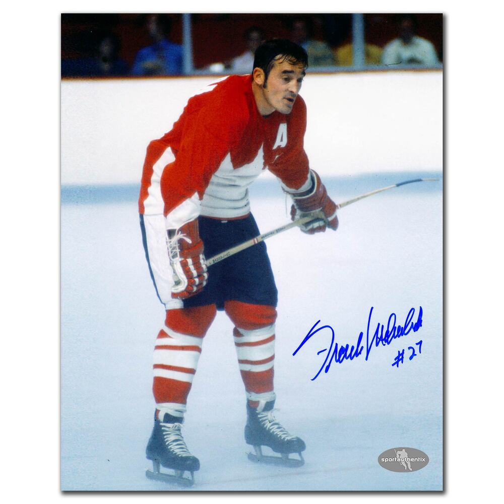 Frank Mahovlich Team Canada 1972 Summit Series Autographed 8x10
