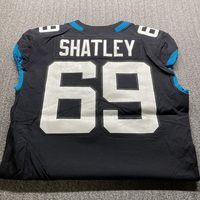 London Games - Jaguars Tyler Shatley Game Worn Jersey (10/17/21) Size 48
