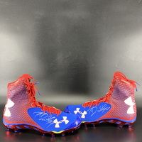 Bills - Marcell Dareus Signed Under Armour Cleats Size 14