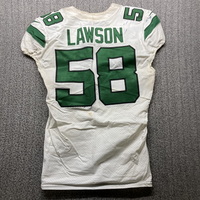 Crucial Catch - Jets Carl Lawson Game Used Jersey (2021 Season) Size 42