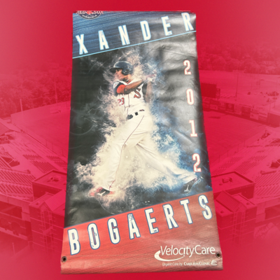 Xander Bogaerts - Salem Red Sox Player Banner - 4'x2'
