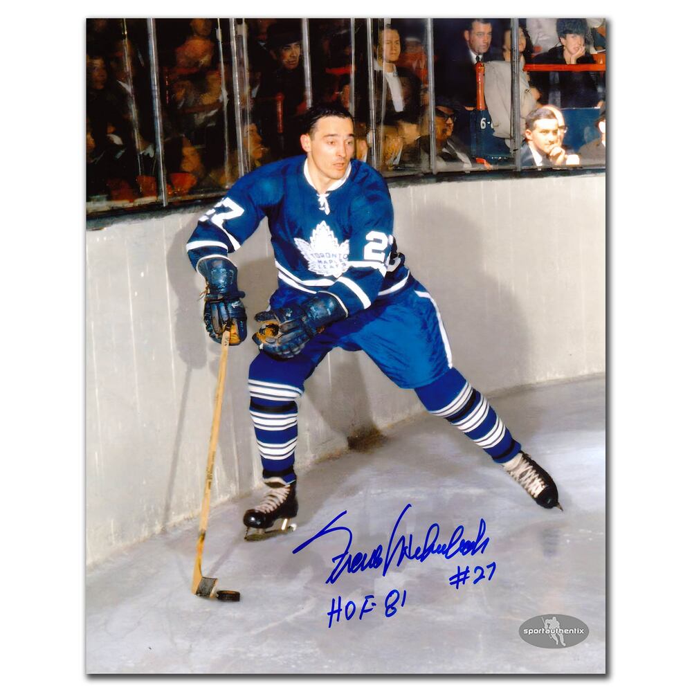 Frank Mahovlich Toronto Maple Leafs HOF Autographed 8x10