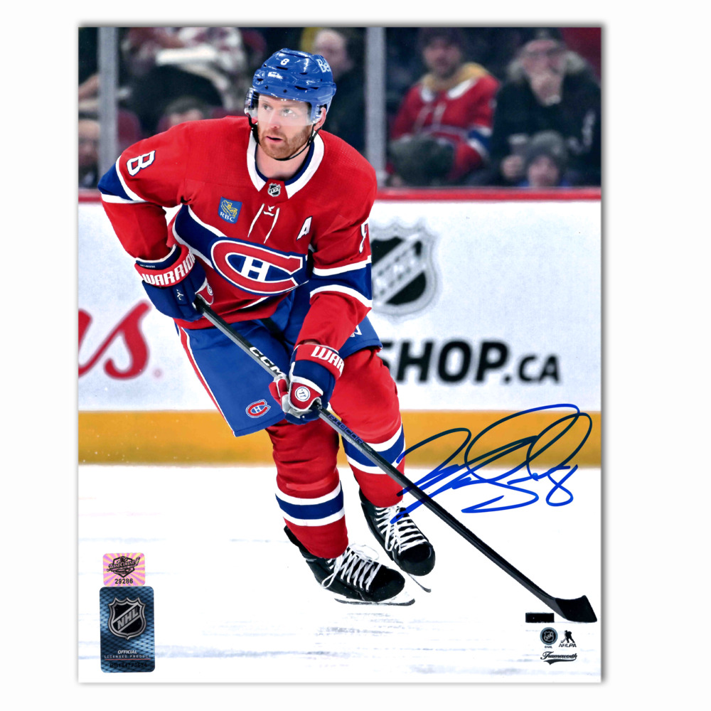 Mike Matheson Autographed Montreal Canadiens Home 8x10 Photo