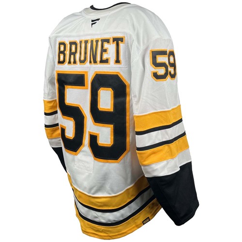 Photo of Game-Used 2025-2026 Preseason Away Hockey Jersey - Frederic Brunet