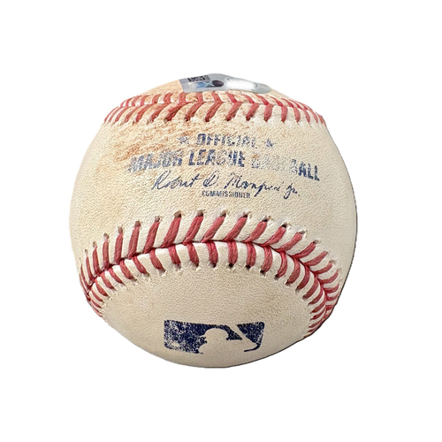Photo of Game Used Baseball: Ben Rice single off Bryan Baker - Top 9 - July 8, 2026 v NYY