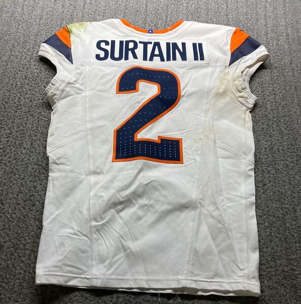 STS - Broncos Patrick Surtain II Game Worn Jersey (11/10/2024) Size 40 W...
