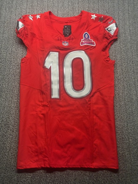 NFL - Patriots Drake Maye Signed Authentic Team Issued Pro Bowl Games Je...