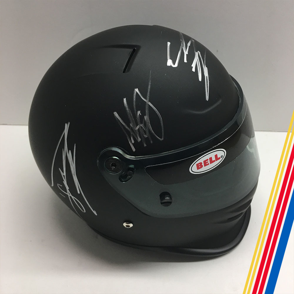 MENCS autographed mini Helmet!