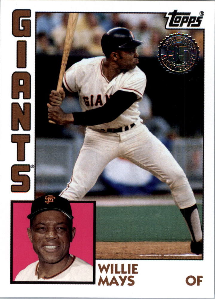 2019 Topps Update '84 Topps #8431 Willie Mays